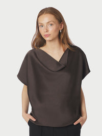 Annabeth Blouse - Dark Brown