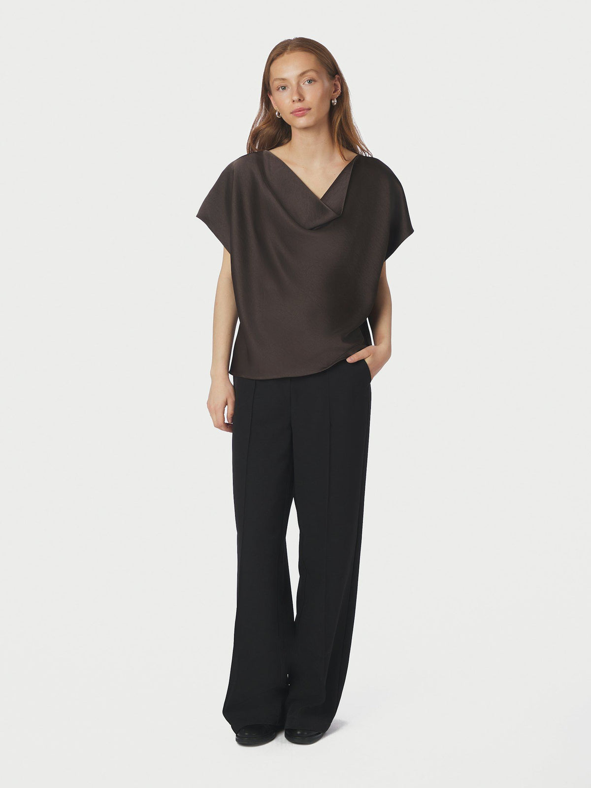 Annabeth Blouse - Dark Brown