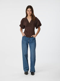 Irina Blouse - Dark Brown