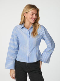 Rosa Shirt - Blue Stripe