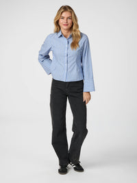 Rosa Shirt - Blue Stripe