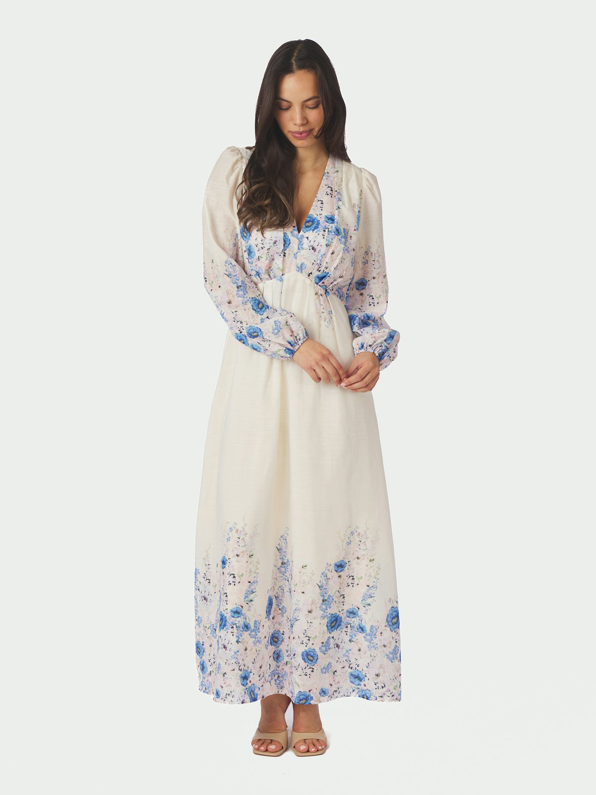 Silfi Dress - Blue Flower