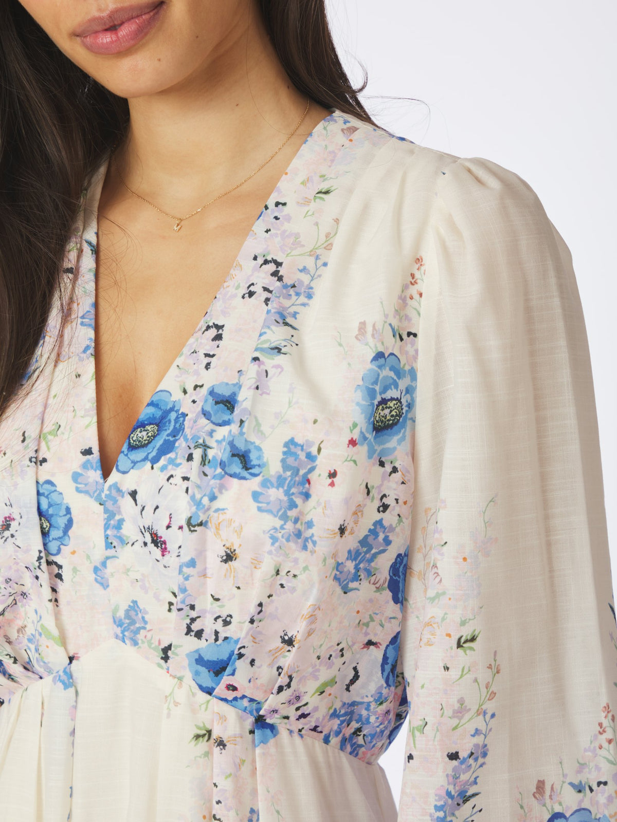 Silfi Dress - Blue Flower