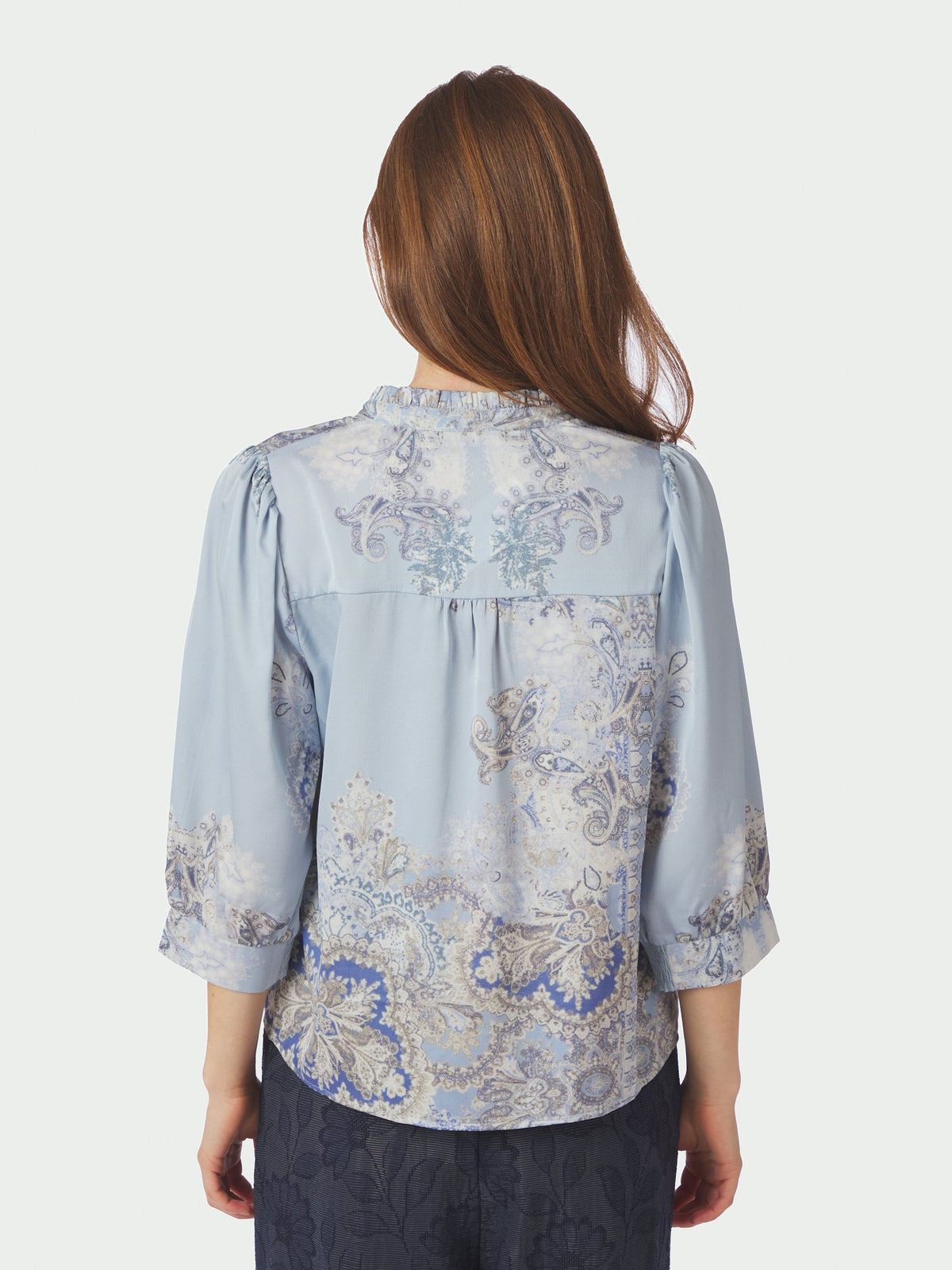 Roselle Blouse - Light Blue