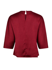 Liora Blouse - Dark Red
