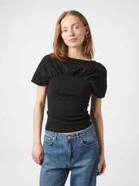 Anthea Knit Top - Black