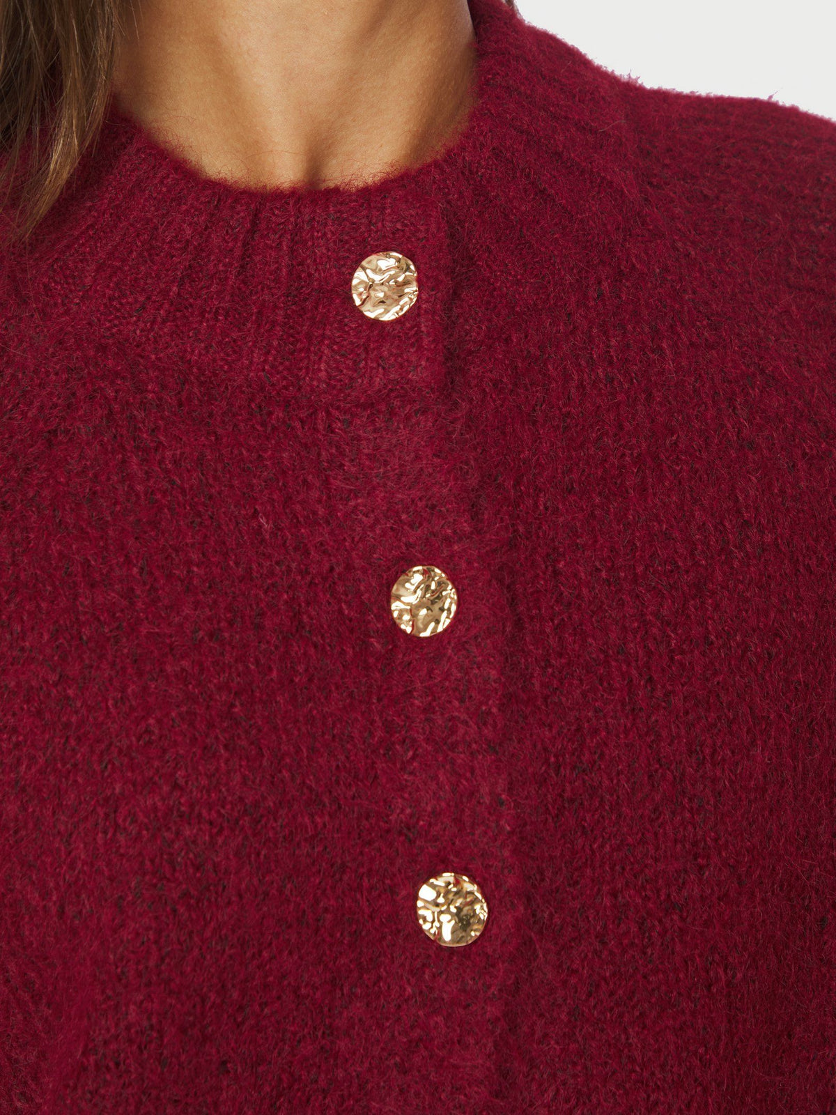 Benuta Knit - Dark Red