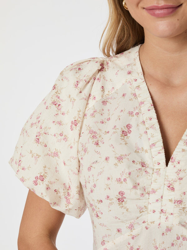 Irina Print Top - Rose