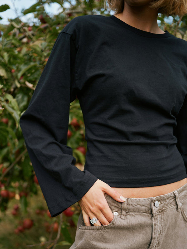 Paska Long Tee - Black