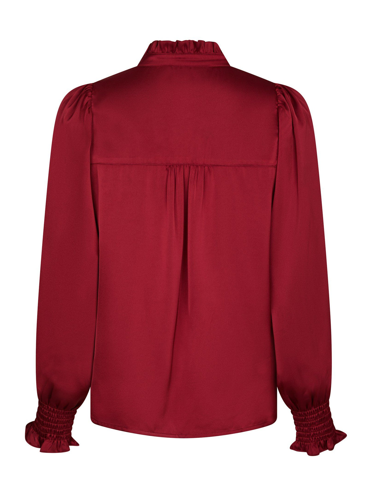 Zamola Blouse - Dark Red