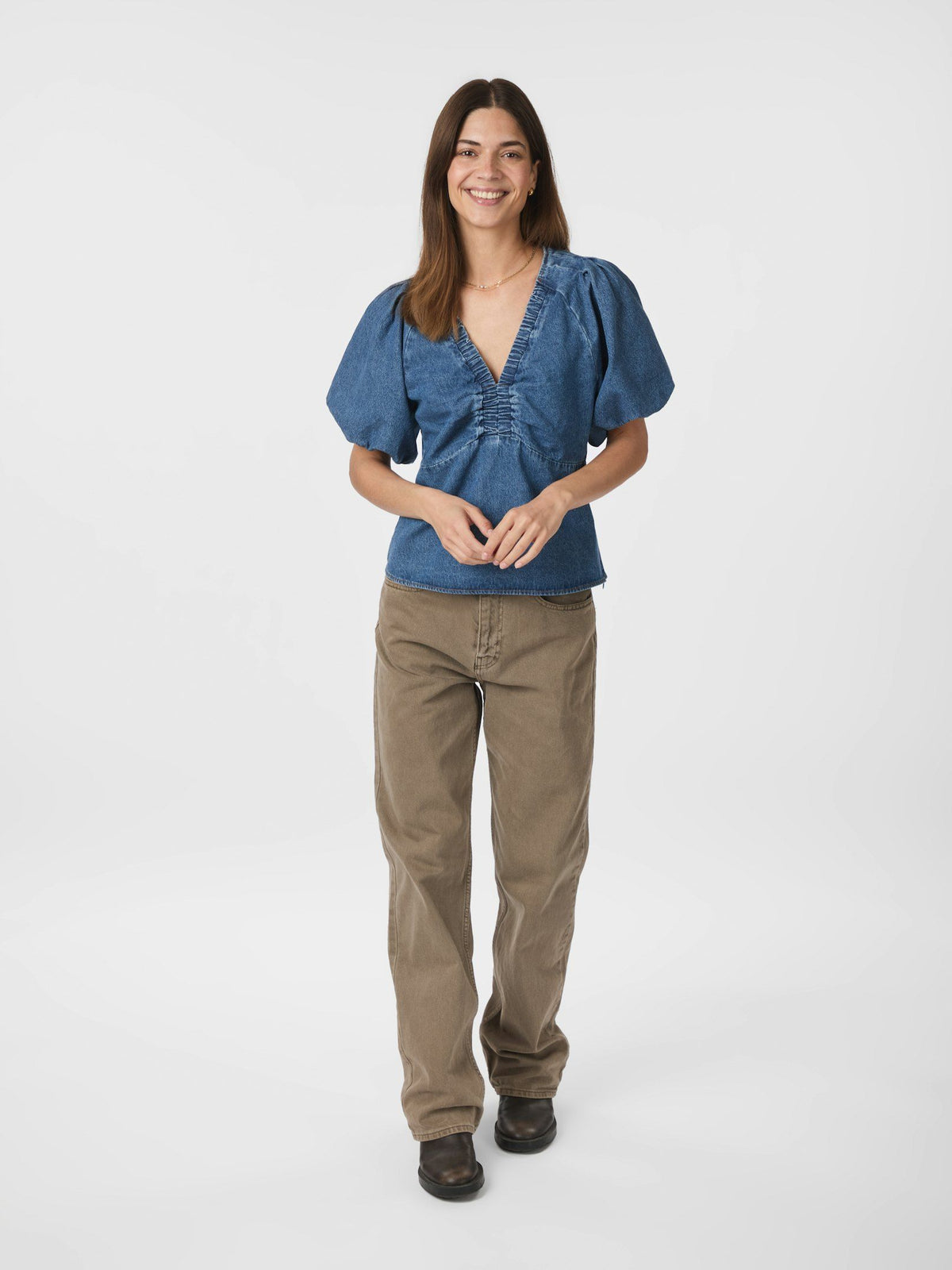 Irina Blouse - Denim