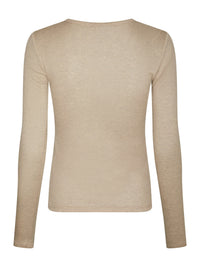 Nella Fine Top - Beige