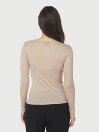 Nella Fine Top - Beige