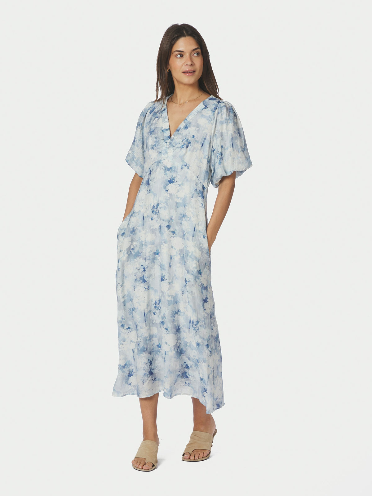 Illana Dress - Fushion Blue