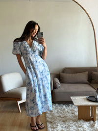 Illana Dress - Fushion Blue