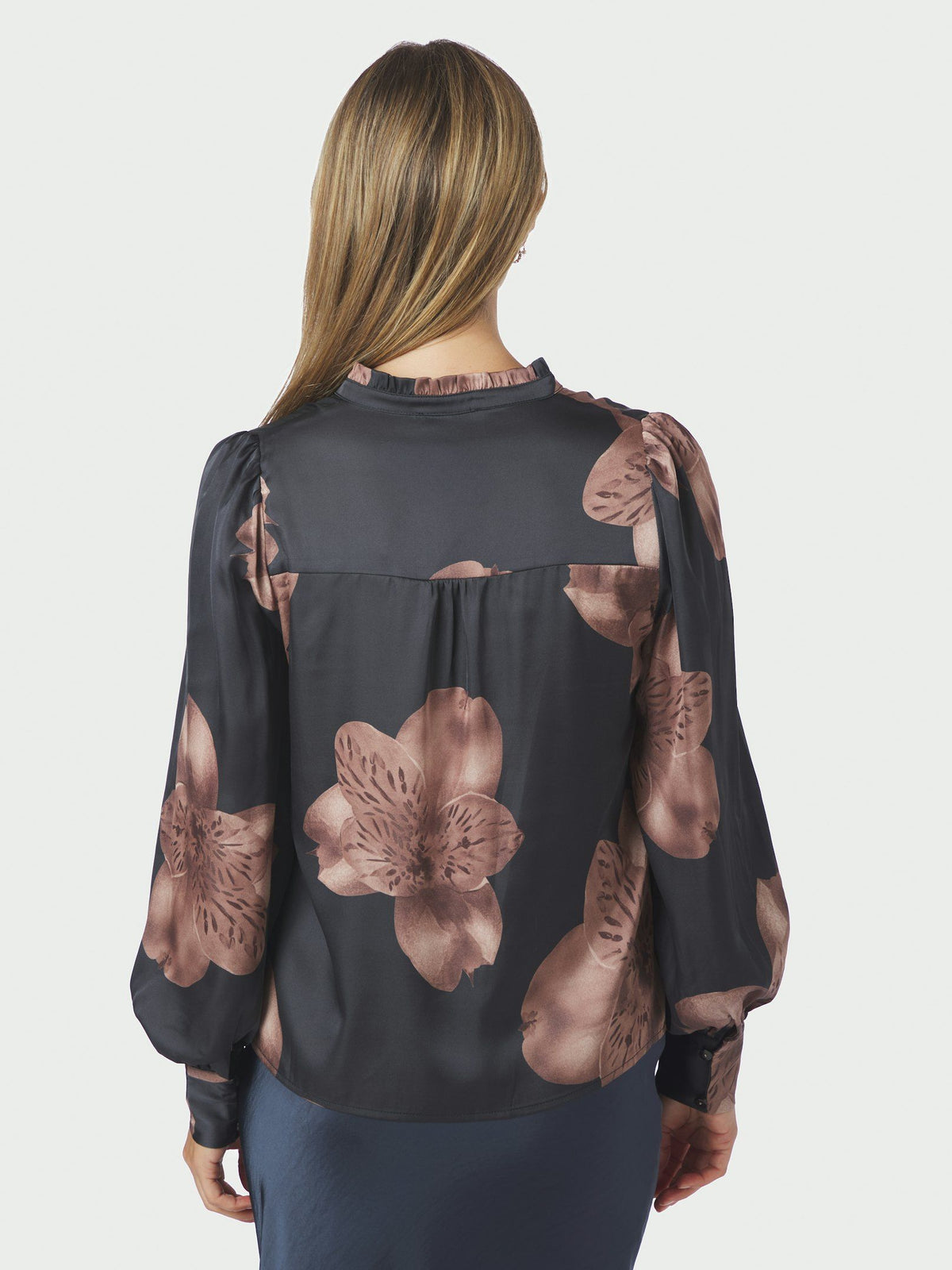 Massima Blouse - Midnight Orchid