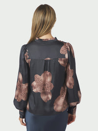 Massima Blouse - Midnight Orchid