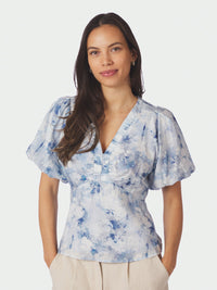 Irina Blouse - Fushion Blue