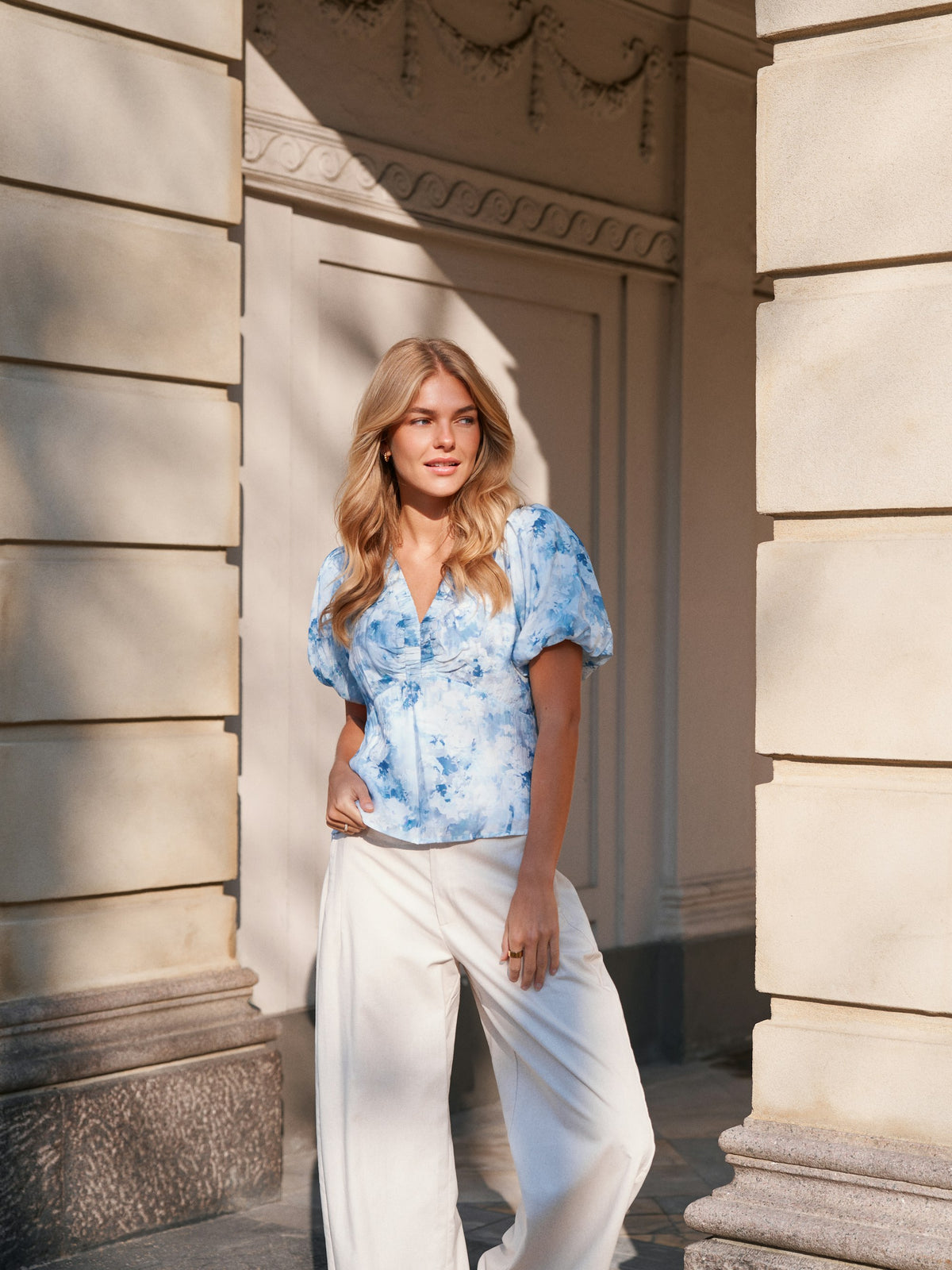 Irina Blouse - Fushion Blue