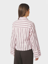 Rosa Stripe Shirt - L. Pink
