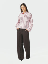 Rosa Stripe Shirt - L. Pink