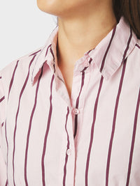 Rosa Stripe Shirt - L. Pink