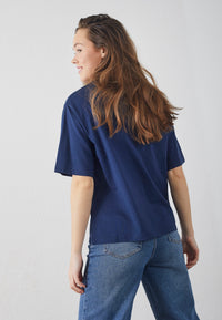 Heda Loose T-Shirt - Navy