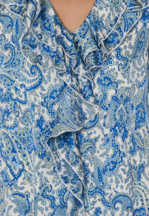 Got It Dress - Blue Paisley