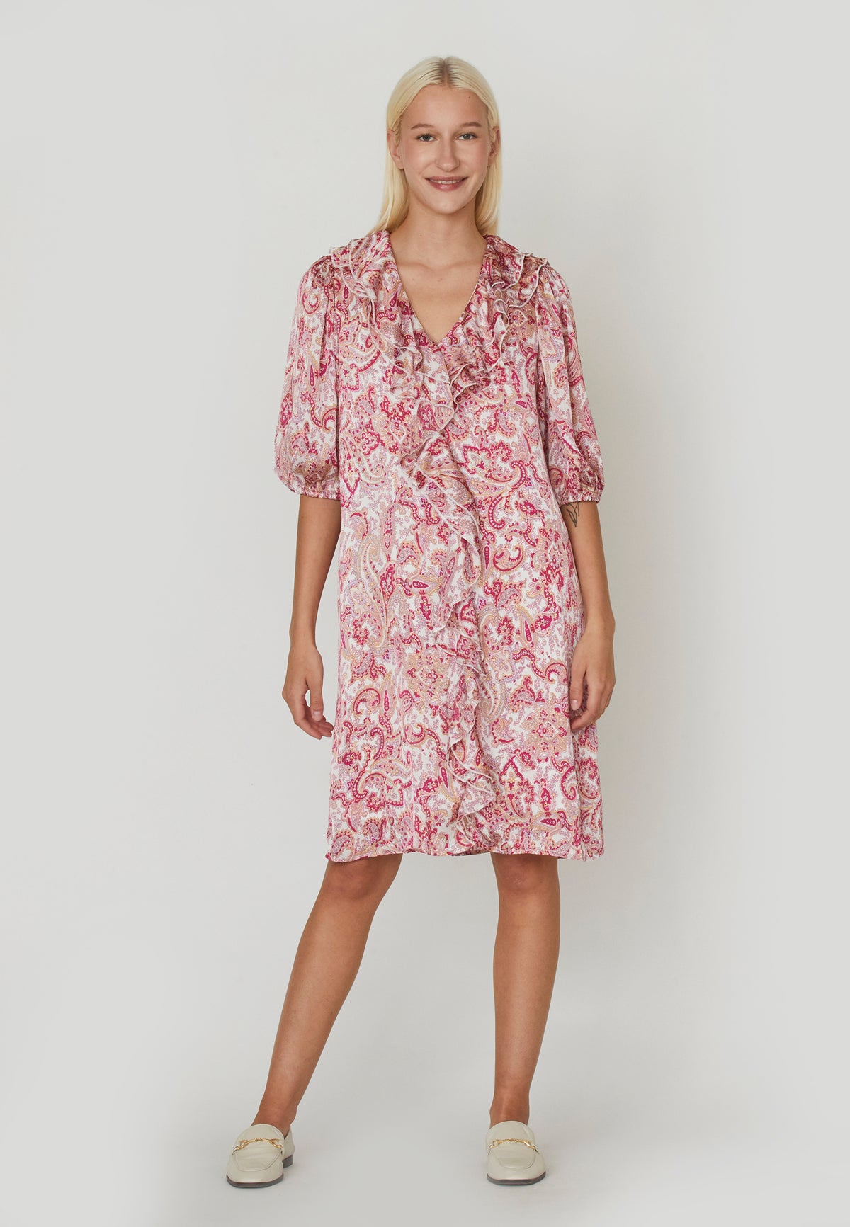 Got It Dress - Pink Paisley