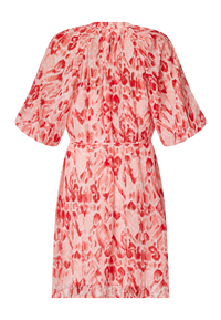 Viaba Dress - Red/Rose