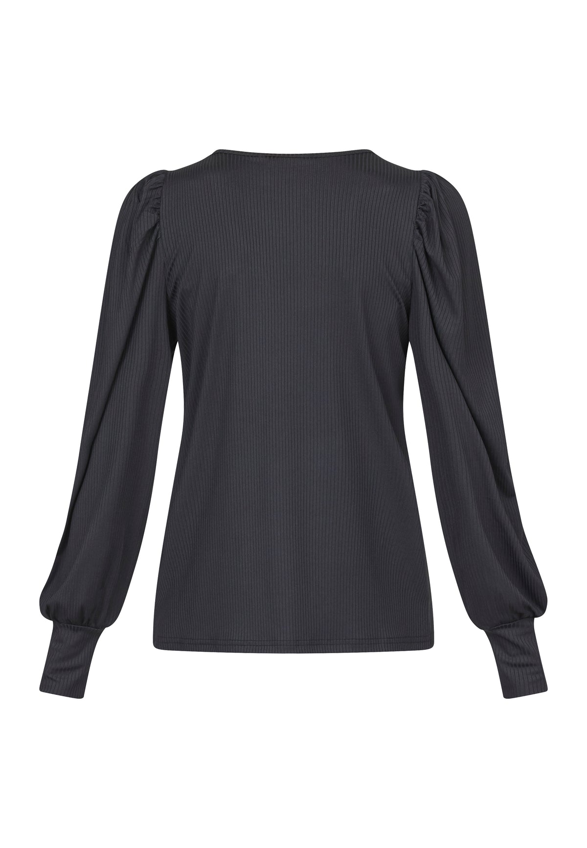 Vya V-Neck Top - Black