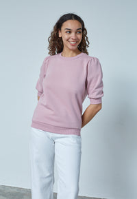 New Peva Puff Sweat - Dusty Blush