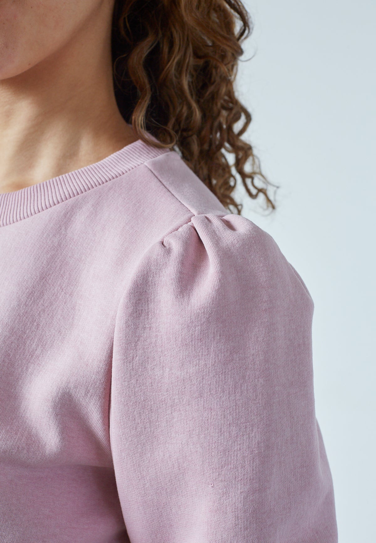New Peva Puff Sweat - Dusty Blush