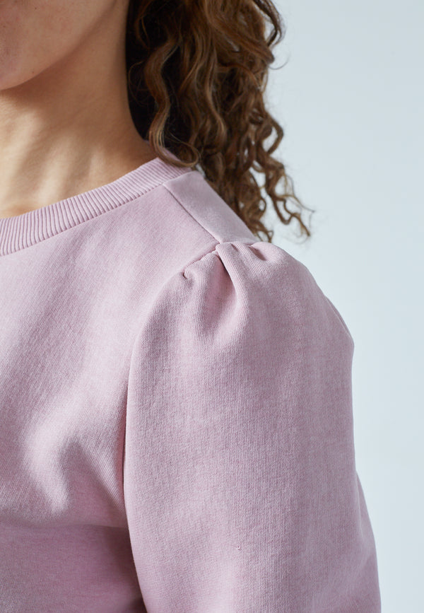 New Peva Puff Sweat - Dusty Blush