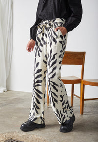 Ella Pant - Cream/Black