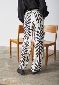 Ella Pant - Cream/Black