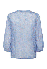 Viaba Shirt - Blue Flower