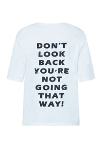Heda Loose T-Shirt - White/Black
