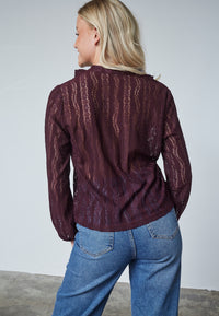 Eina Shirt - Dark Bordeaux