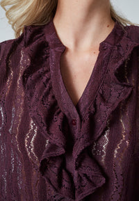Eina Shirt - Dark Bordeaux