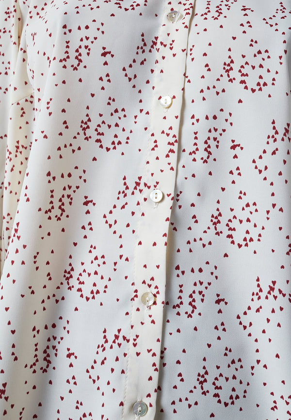 Ebbey Shirt - Cream/Heart