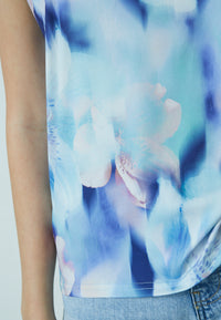 Low Top - Blue Flower