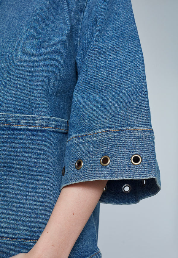 Olea Jacket - Vintage Blue