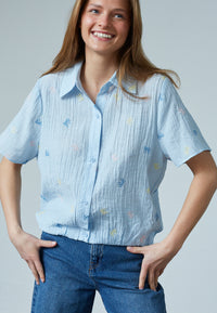 Gufo Shirt - Pastel Blue