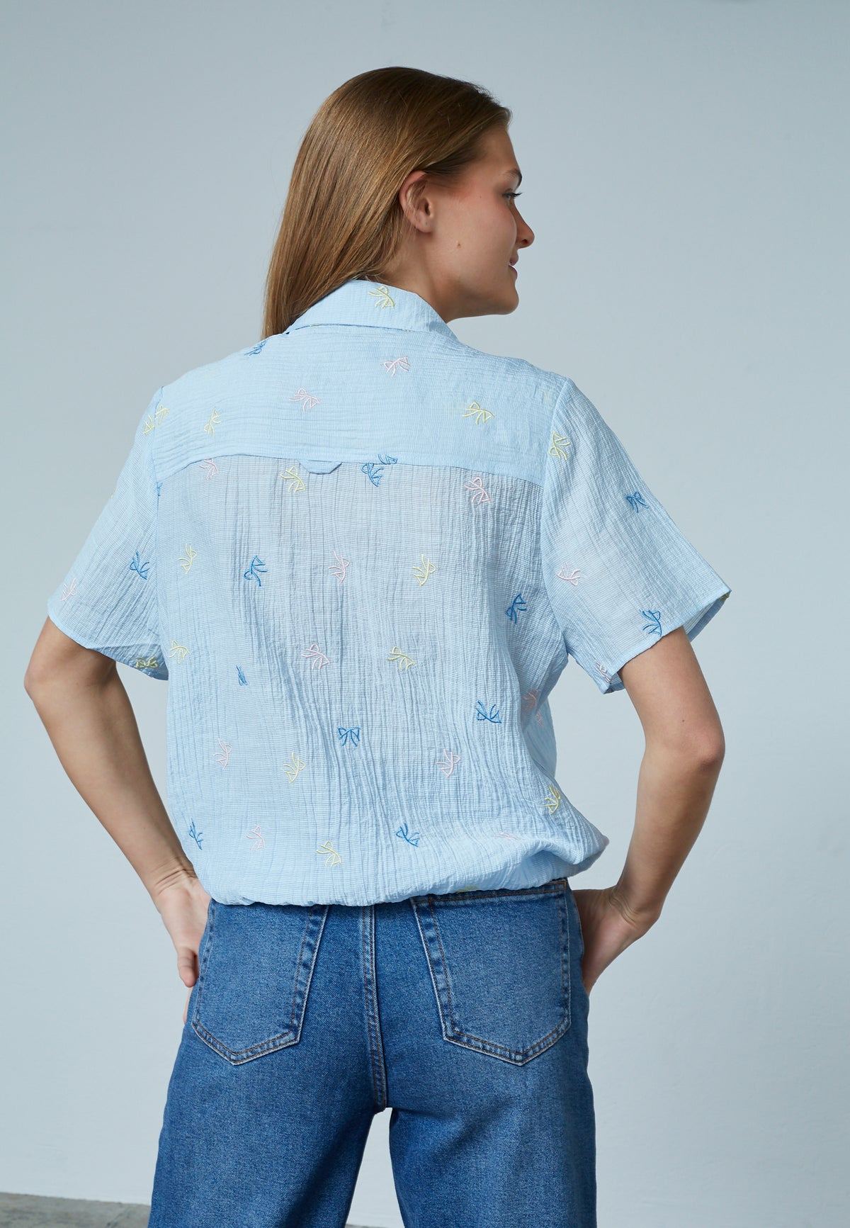 Gufo Shirt - Pastel Blue