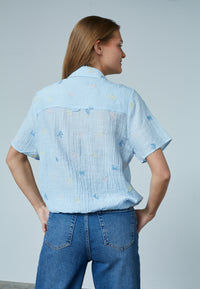 Gufo Shirt - Pastel Blue