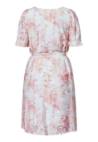 Noki Dress - Coral Flower