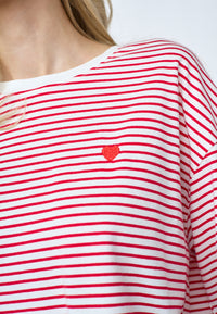 Vez T-shirt - Red/White