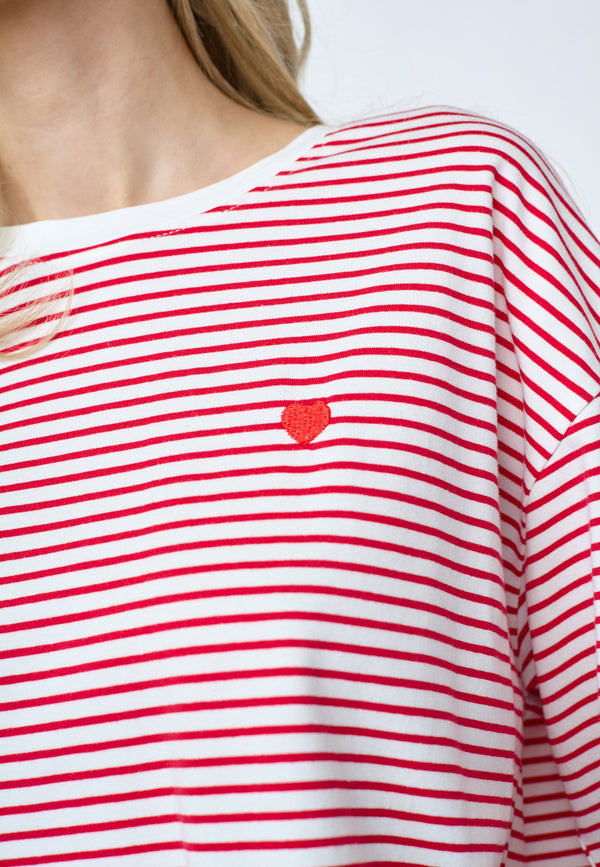 Vez T-shirt - Red/White