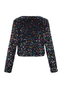Nell Top - Black/Multi